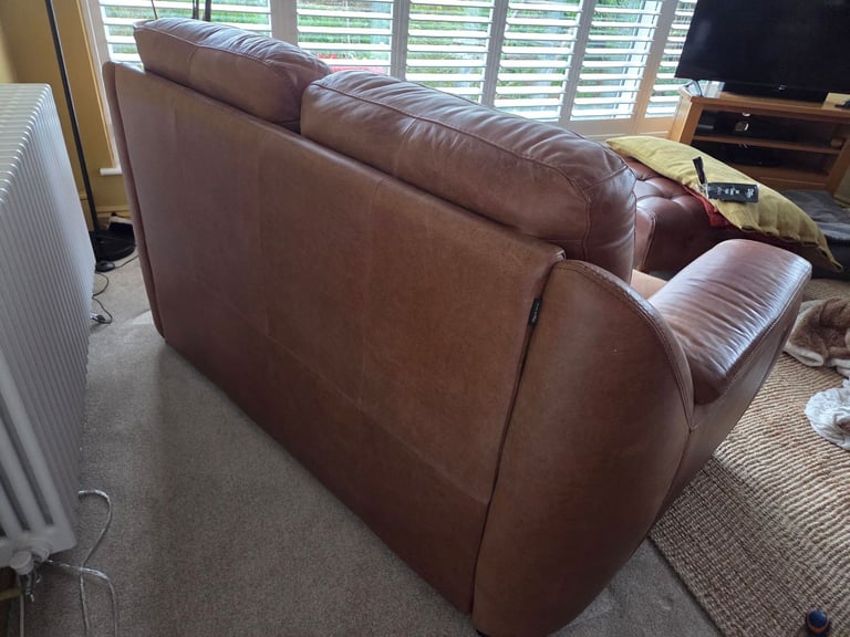 Arighi Bianchi 2 seater Italian leather sofa