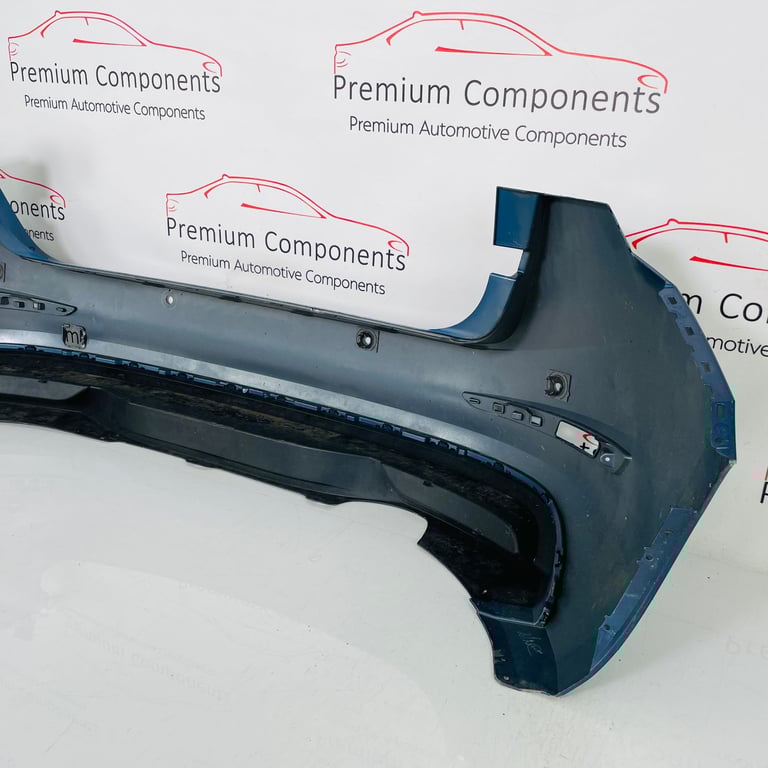 Skoda Scala Rear Bumper Genuine Blue With Diffuser 2019 - 2023 [ao63]