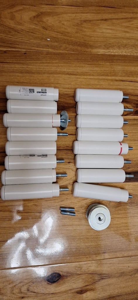 image for 16 x IKEA Latthet cabinet legs 11 cm