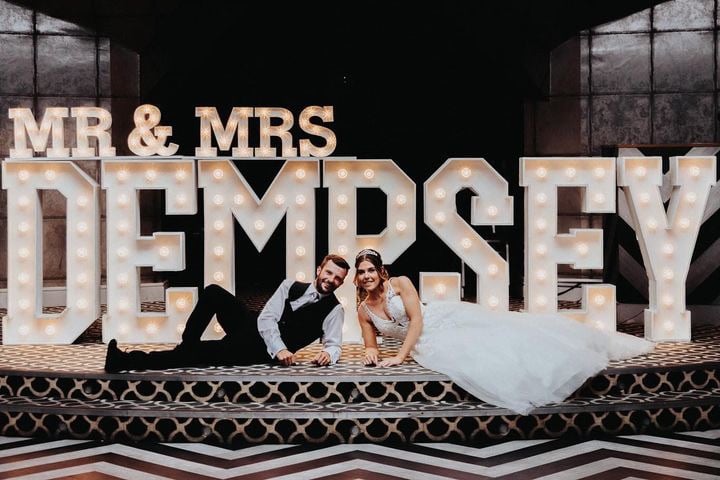 4ft Light up Letters & Numbers to hire, London