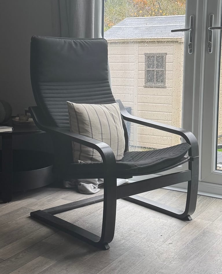 image for ikea poang arm relaxing chair