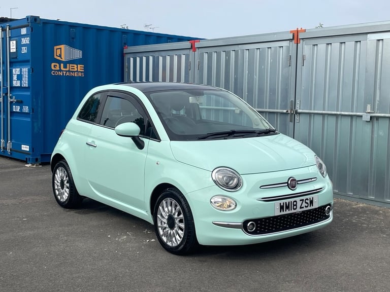 2018 Fiat 500 1.2 Lounge 3dr HATCHBACK PETROL Manual