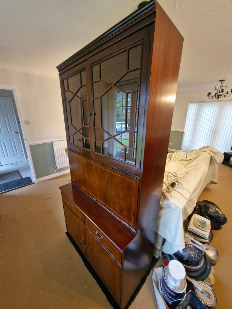 image for Mahogany Display/Cocktail Cabinet