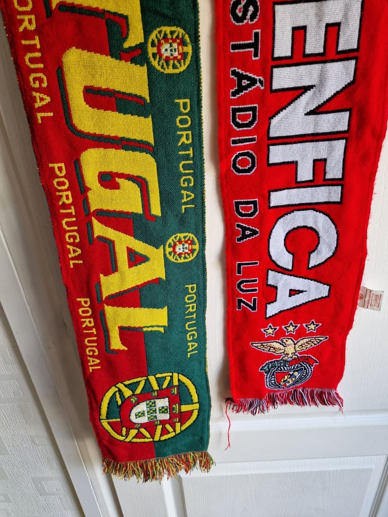 BENFICA AND PORTUGAL SCARFS 