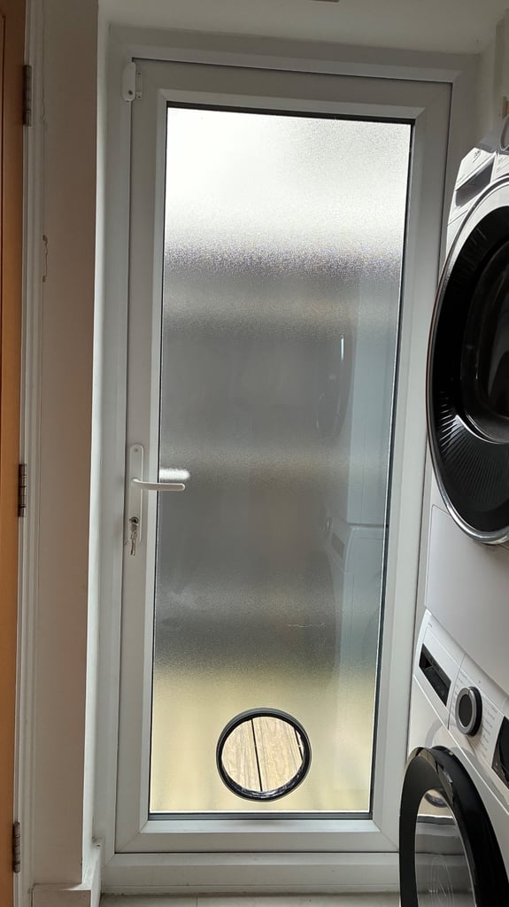 UPVC Door - Cat Flap Fitting 212mm