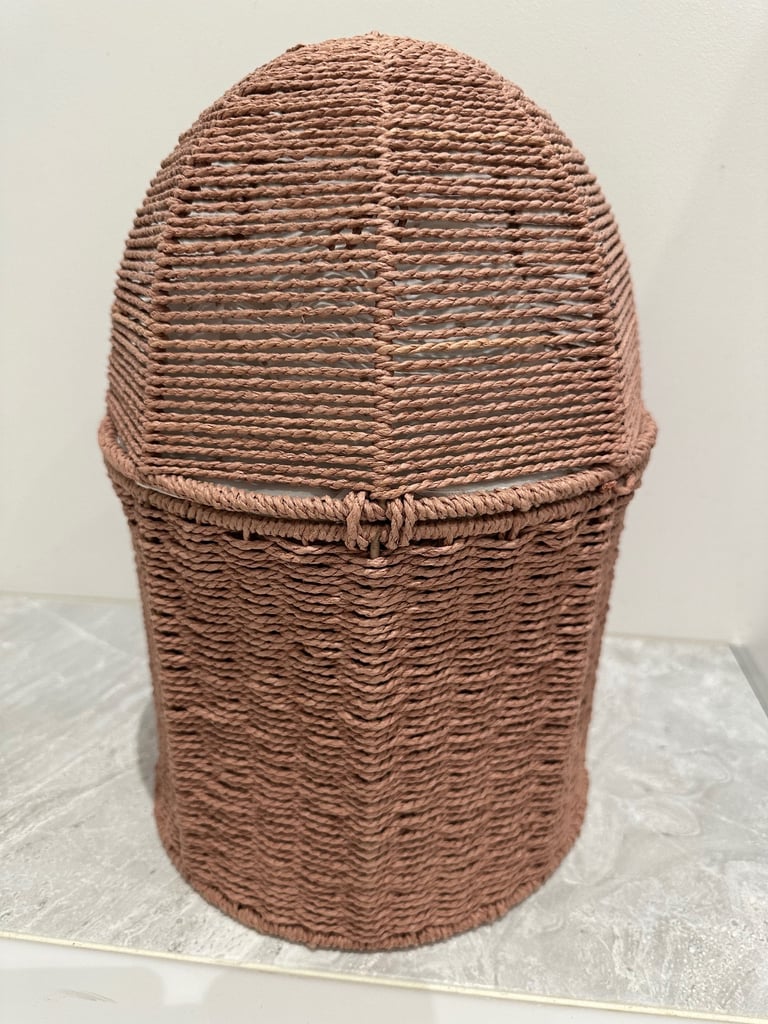 Zara kids house pink storage basket