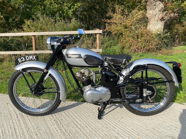 TRIUMPH TIGER CUB 200, 1955, PLUNGER, GOOD LOOKING LIGHTWEIGHT CLASSIC, 