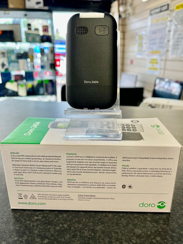 Brand New Doro 2404 Dual Sim Unlocked Big Keys Easy to use phone specially for Older people