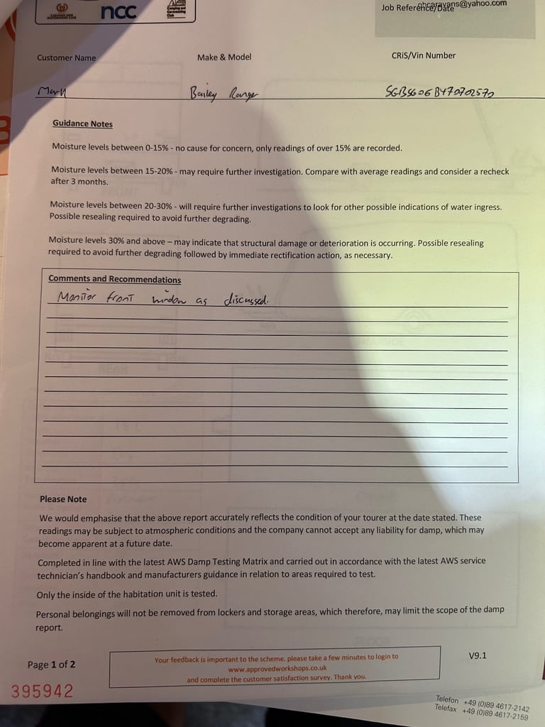 2007 BAILEY RANGER Series 5 550/6 (6 BERTH) Caravan