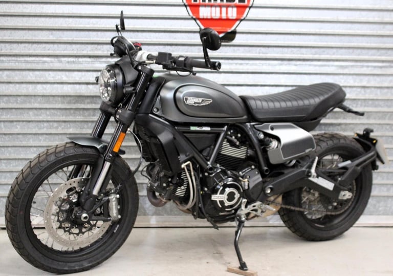 2022 22 DUCATI SCRAMBLER 800 NIGHT SHIFT ABS GREY ONLY 436 miles NEW MOT EURO 5