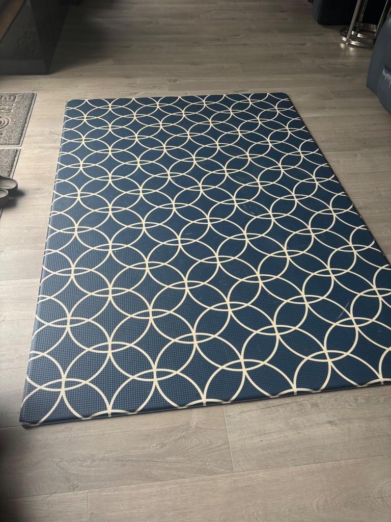 image for  Munchkin & bear padded reversible large playmat, Hampton design , 2mx 1.4m 