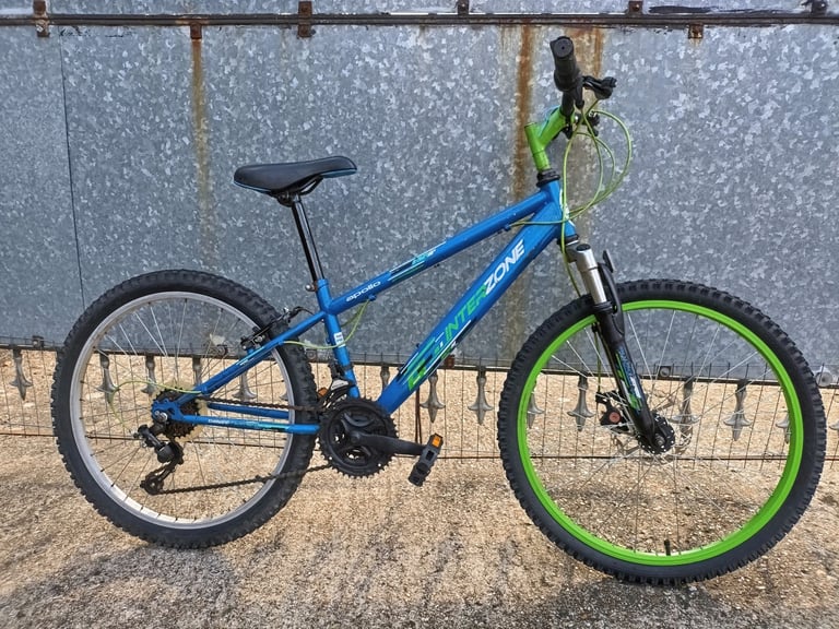 image for APOLLO INTERZONE (BLUE/BLACK)24 INCH WHEELCHILDS FRONT SUSPENSION BIKE,CLARKE DISK BRAKE,SHIMANO 