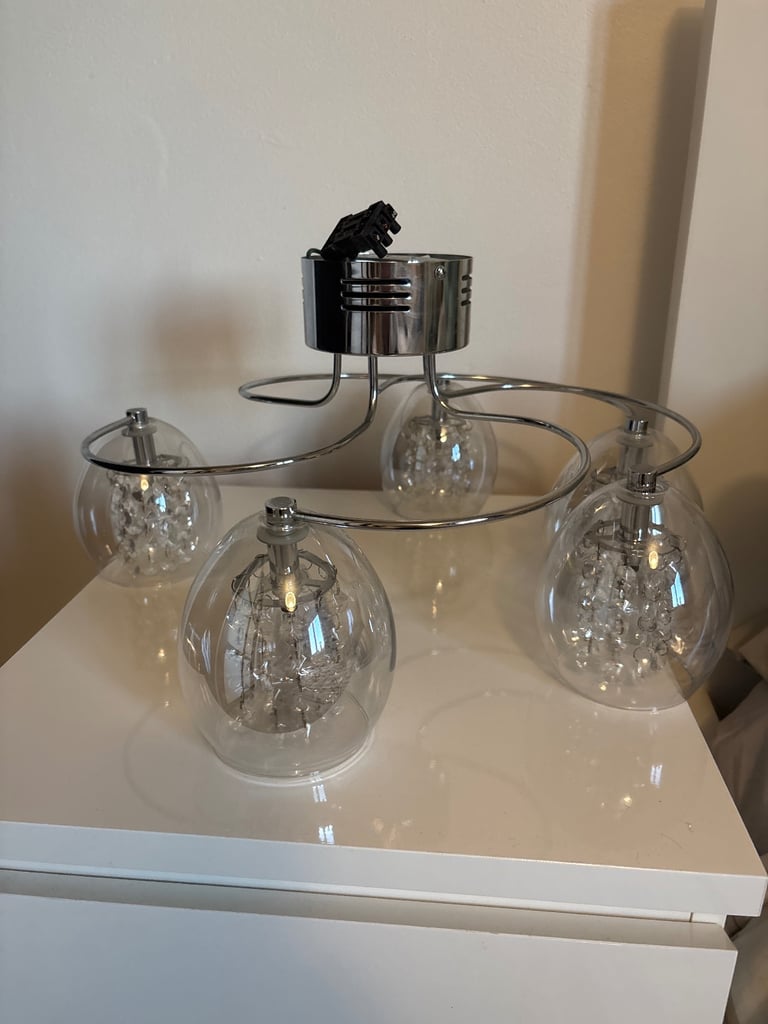 image for Next Bella Flush Ceiling Light with Spare Lamps