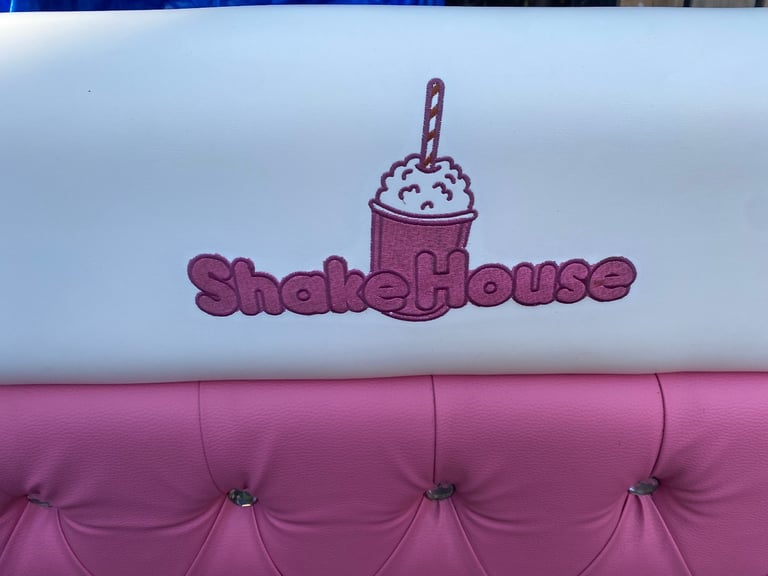X 4 ,ICE CREAM/ MILKSHAKE PARLOUR SOFAS 185 Cm Length ,GOOD USED CONDITION ,LOCAL DELIVERY