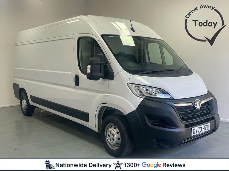 2023 Vauxhall Movano 2.2 CDTi 3500 BiTurbo Prime FWD L3 H2 Euro 6 (s/s) 5dr PANEL VAN Diesel Manual