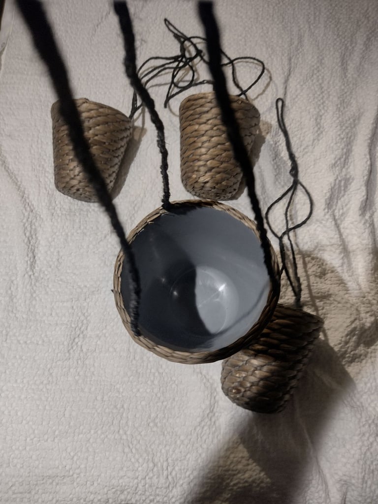 Wicker Hanging Baskets