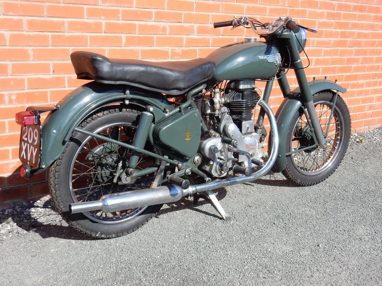 Royal Enfield Model G 350cc 1957 Matching Numbers. V5C & Buff Logbook - 209 XVY