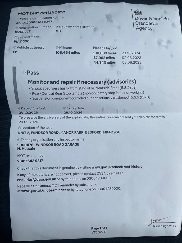 Fiat, 500, Hatchback, 2018, Manual, 1242 (cc), 3 doors