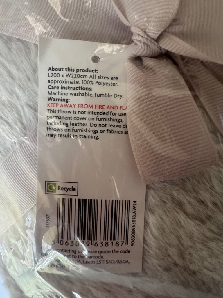 New King Size Soft Touch Blanket