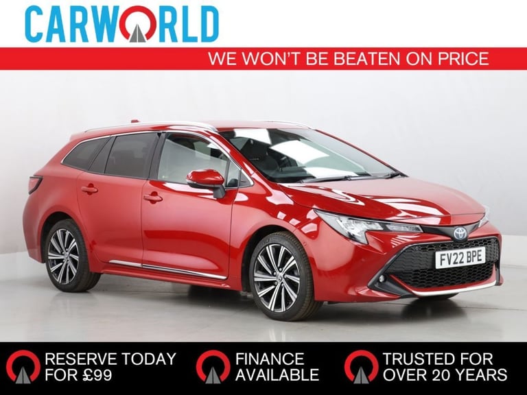 image for 2022 Toyota Corolla 1.8 VVT-h GPF Design Touring Sports 5dr Petrol Hybrid CVT Euro 6 (s/s) (122 E...