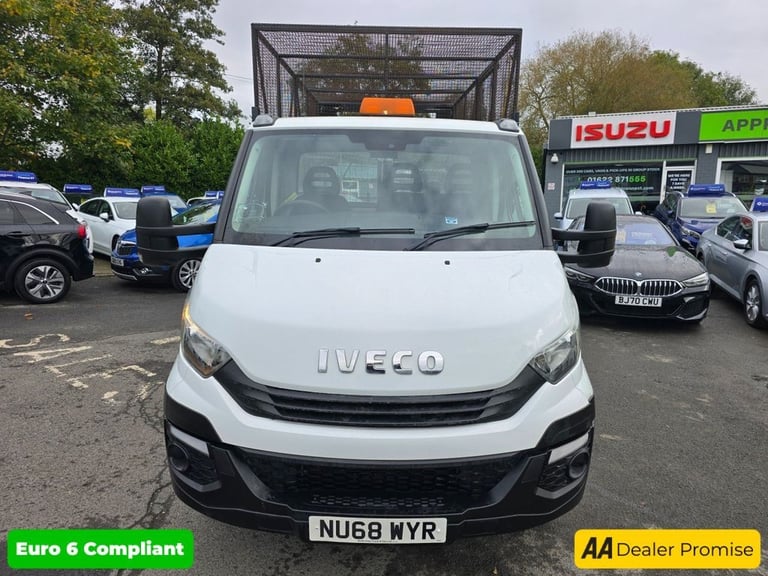 2019 Iveco Daily 3.0D HPI 65C caged Tipper in white, 45,000 miles, 1 owner, Euro 6 ULEZ, 6-s TIPP...