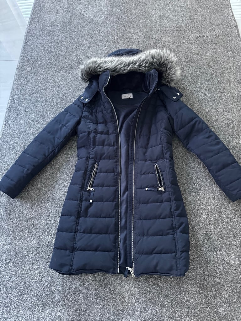 image for M&S Peruna overcoat -Navy -Size 6