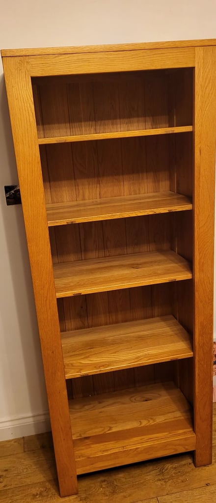 Solid oak book case