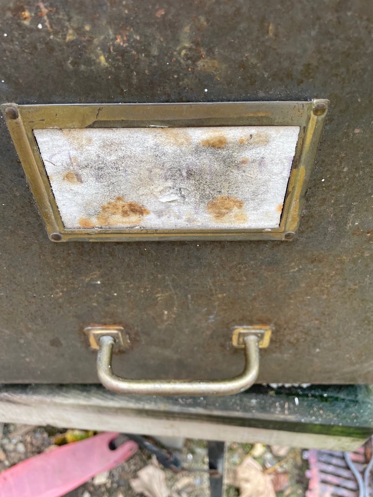 image for Drawer for Military Green Steel Filing Cabinet by Roneo 