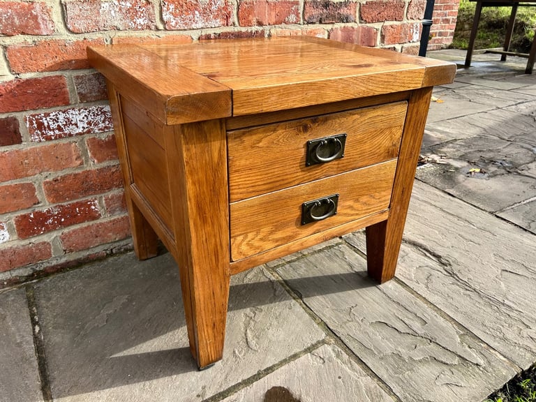 Rustic Solid Oak Coffee Table - Great Condition 