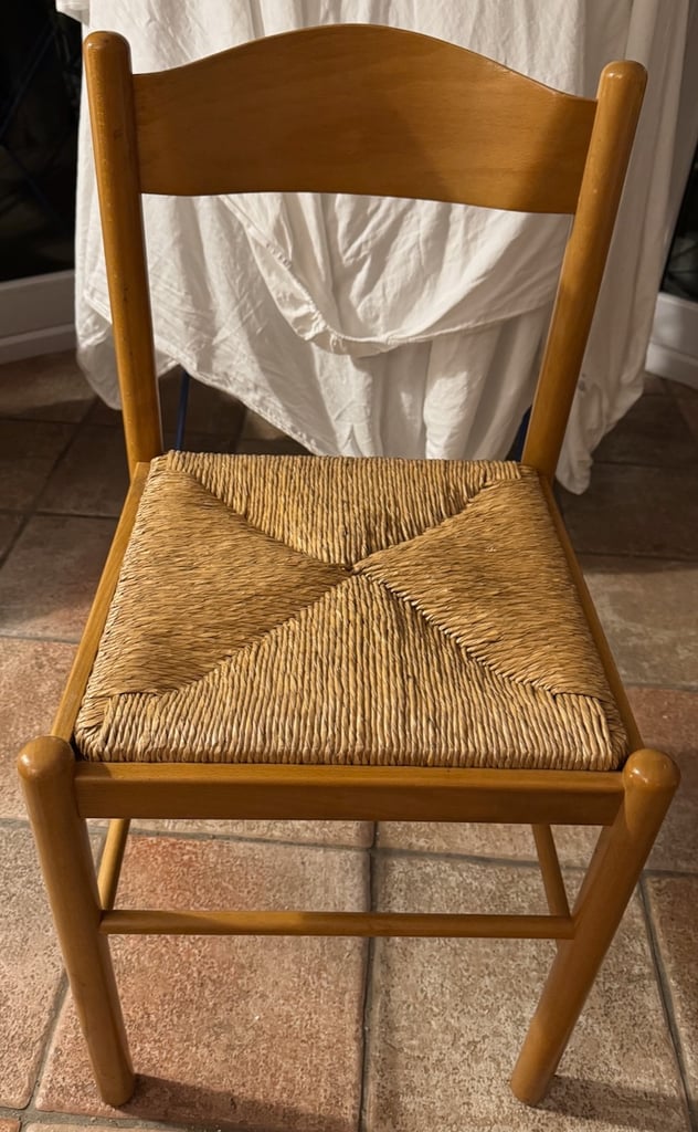 Pair of wooden chairs