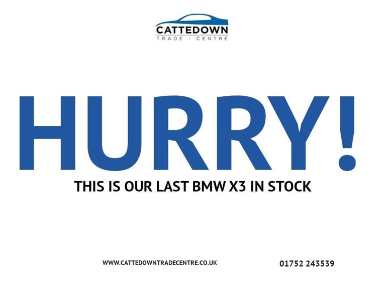 2013 Y BMW X3 2.0 20D SE SUV 5DR DIESEL AUTO XDRIVE EURO 5 (S/S) (184 PS) DIESEL