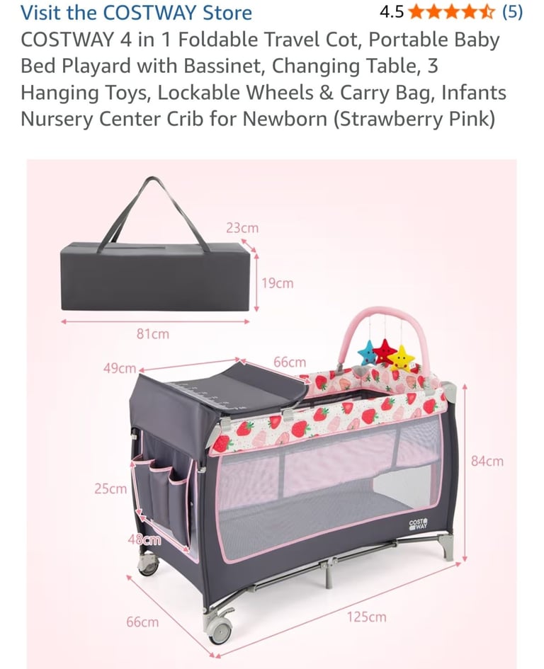image for Travel cot 