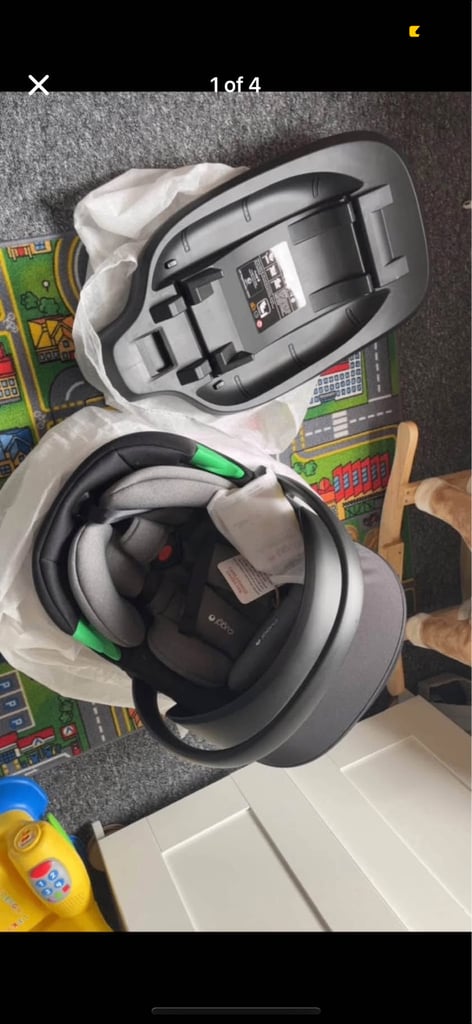 Brand new car seat and isofix base 