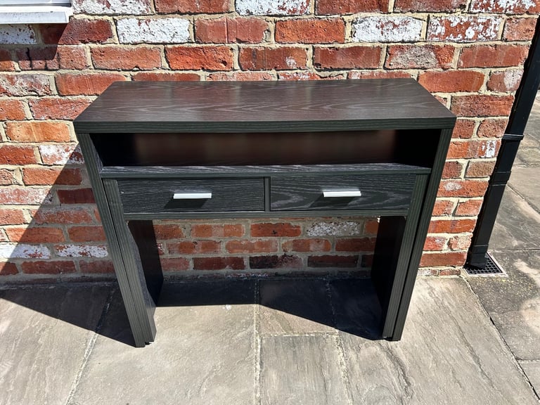 Black Office Desk - Good Condition 