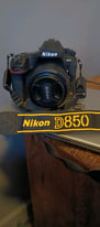 Nikon D850 and Nikon 50mm prime lens 