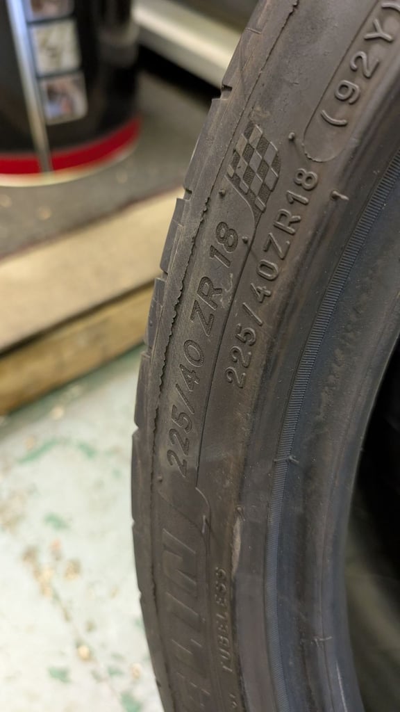 4 x Part Worn Tyres 18"