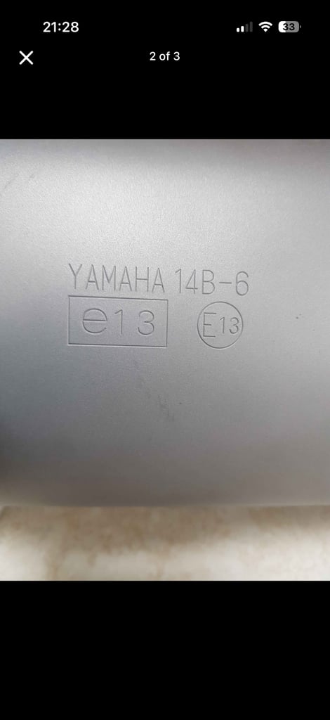 Yamaha YZF-R1 Big Bang Stock Exhaust