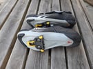 Specialised Body geometry UK size 12 cycle shoes and pedals.