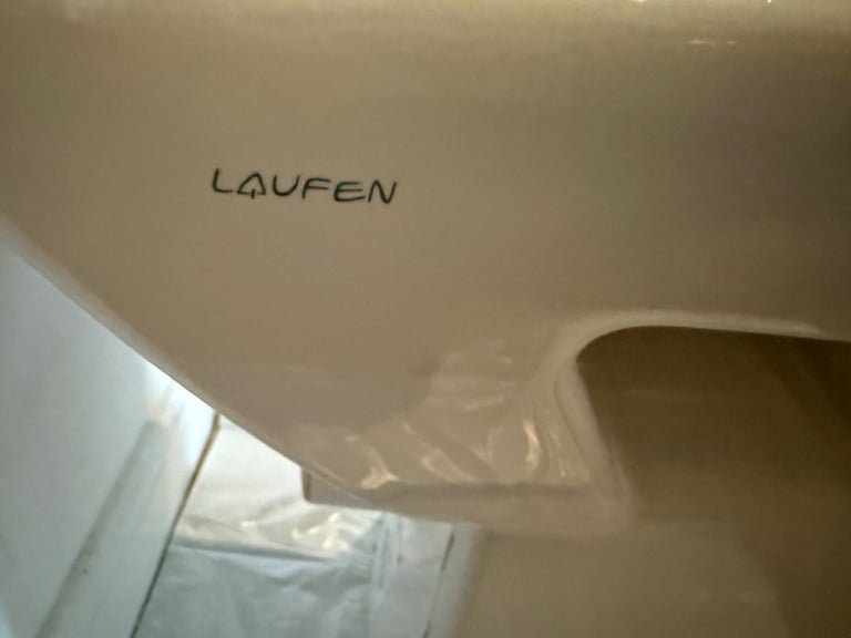Laufen close coupled toilet and cistern