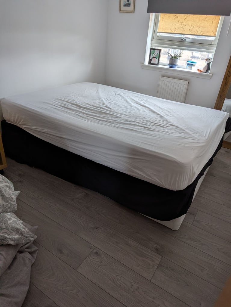Double bed mattress & divan base for free