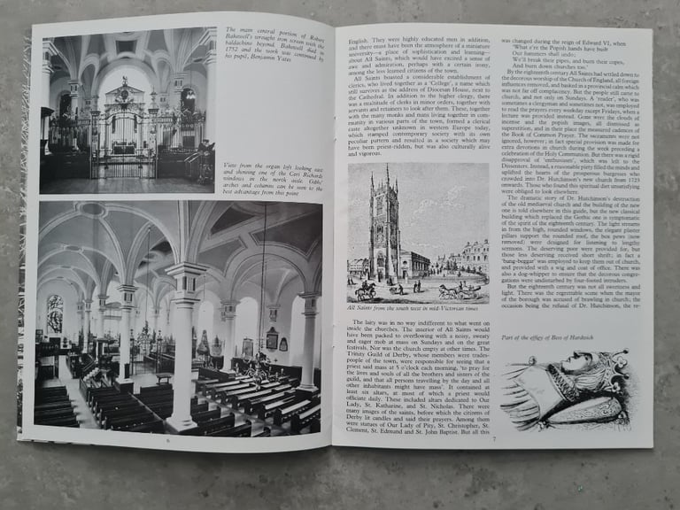 Vintage Derby Cathedral Booklet