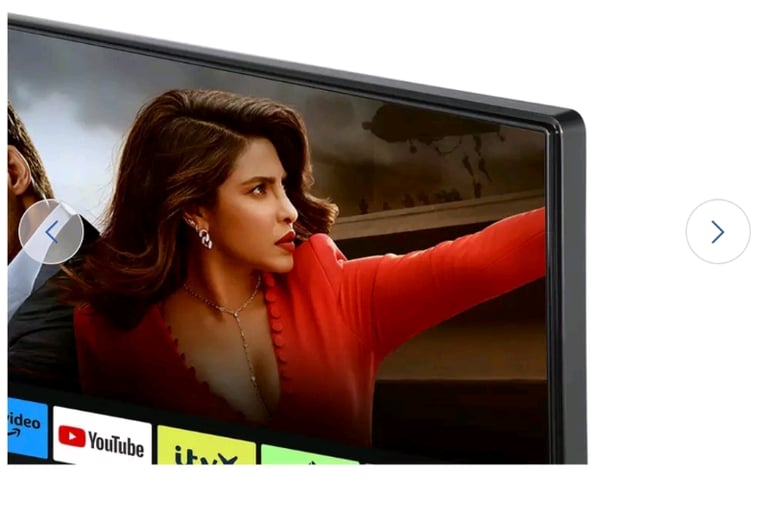image for QLED BUSH Tv 4k smart 50 inch bush freeview bulletin 