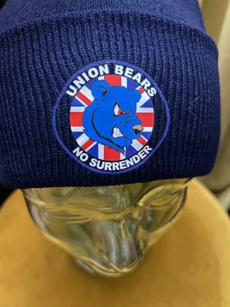 Union bears beanie hat blue brand new