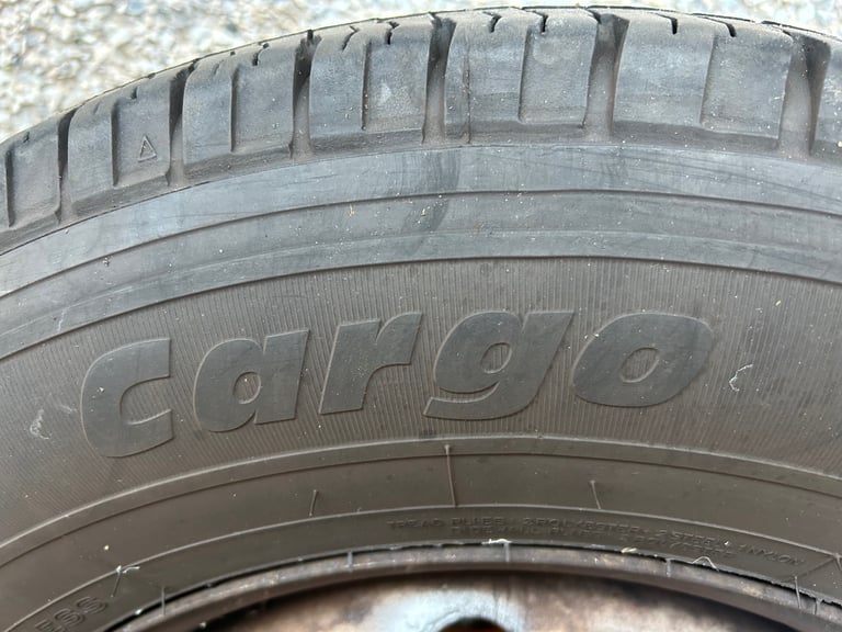 4x Riken cargo tyres on steel rims. 16’s