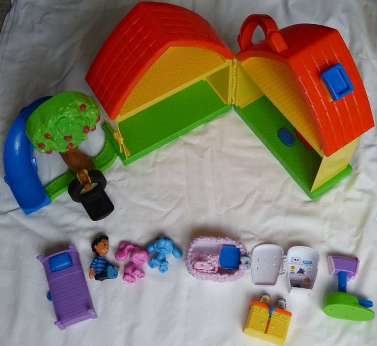 JUST PLAY HOUSE, TREE SLIDE, MAILBOX, FIGURES, FRIDGE, BATH & LOTS MORE