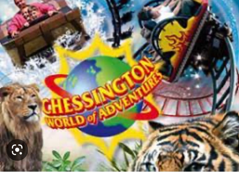 2x tickets to Chessington world of adventure 