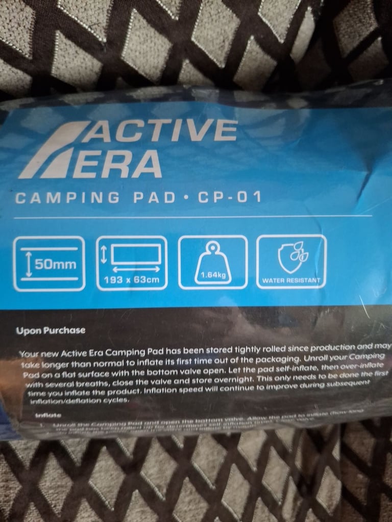 ACTIVE ERA INFLATABLE CAMPING PAD +EUROHIKE TARP