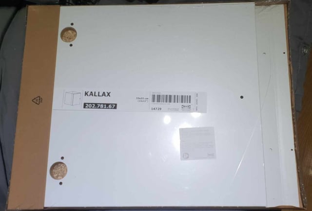KALLAX White door inserts X2 in Ely Cardiff Gumtree