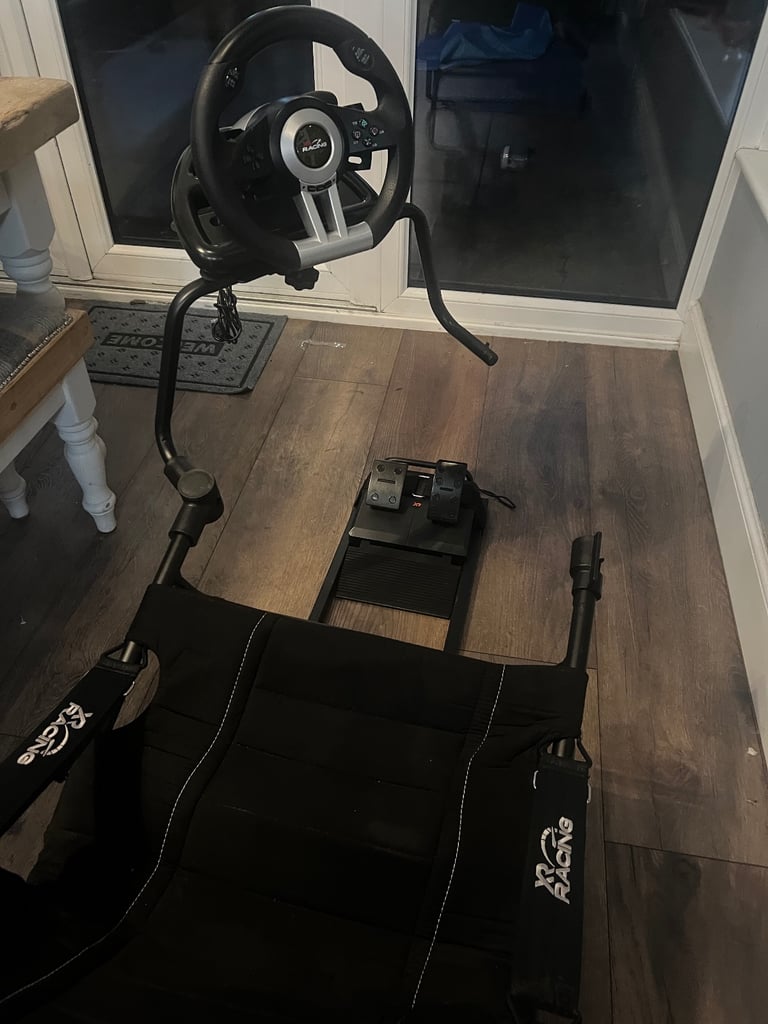 Full racing sim set up including console and games!