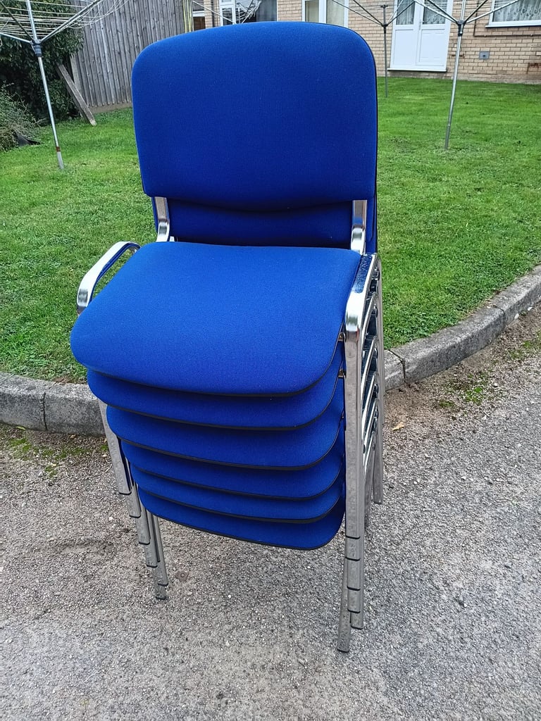 image for Six stackable  chairs 